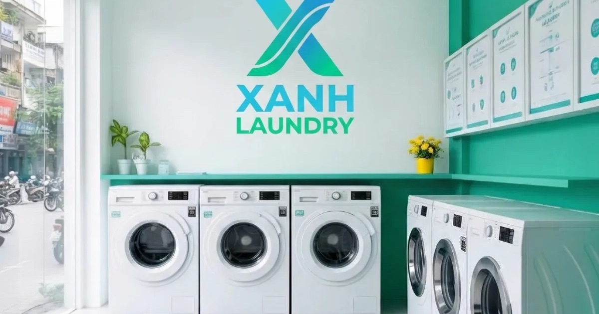 XANH LAUNDRY — Nhượng quyền giặt sấy thông minh chỉ từ 130 triệu